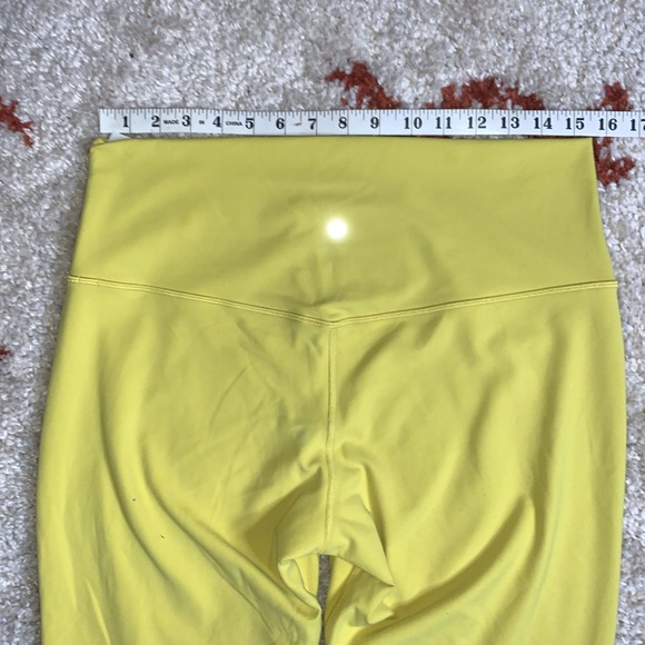 Lululemon-Sz 14- High Rise Double Lined Aligns- 28” Inseam- Soleil - Picture 9 of 14